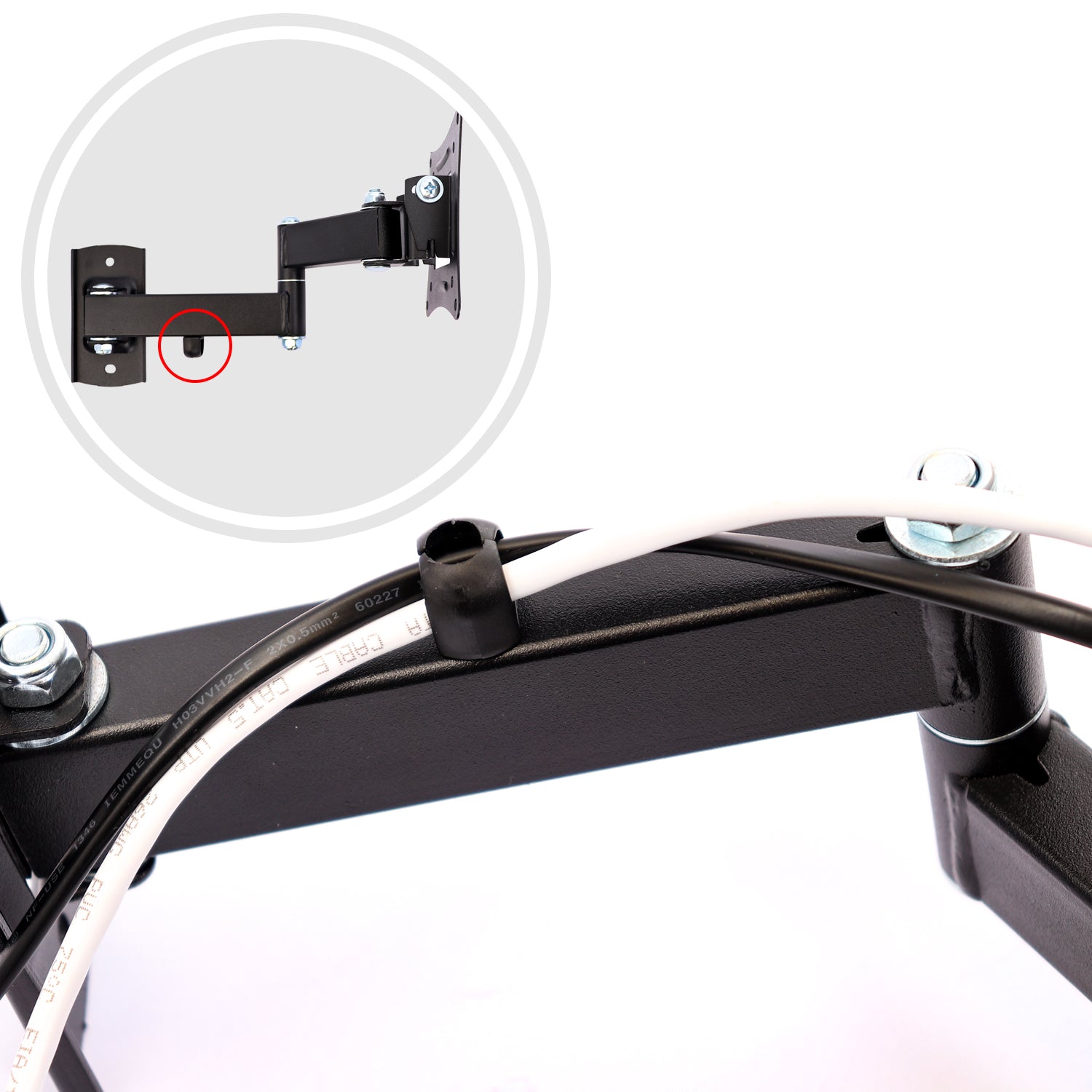 Belko® TV Wandhalterung, VESA max 100x100mm. Wandabstand: 50-280mm, für 14" - 32"