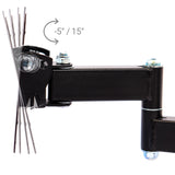 Belko® TV Wandhalterung, VESA max 100x100mm. Wandabstand: 50-280mm, für 14" - 32"