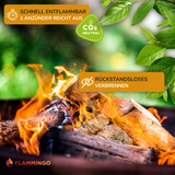 Flammingo® Holzwolle Anzünder (Menge wählbar)