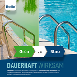 Belko® Chlor MultiTabs 5 in 1, 20 g Multifunktionstablette, langsamlöslich Langzeitdesinfektion Algenvernichtung Trübungsentfernung Chlorstabilisierung Härtestabilisator - ideal für Pools bis 20m³