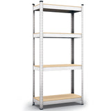 Belko® Schwerlastregal C112, 150x75x30 cm, 4 Böden, 125kg Tragkraft pro Boden, verzinkt - Lagerregal, Steckregal