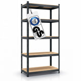 Belko® Schwerlastregal C114, 180x90x40 cm, 5 Böden, 175kg Tragkraft pro Boden, (Farbe wählbar) - Lagerregal, Steckregal