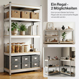 Belko® Schwerlastregal C114, 180x90x40 cm, 5 Böden, 175kg Tragkraft pro Boden, (Farbe wählbar) - Lagerregal, Steckregal