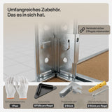 Belko® Schwerlastregal C114, 180x90x40 cm, 5 Böden, 175kg Tragkraft pro Boden, (Farbe wählbar) - Lagerregal, Steckregal