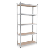Belko® Schwerlastregal C115, 170x80x30 cm, 5 Böden, 70kg Tragkraft pro Boden, verzinkt - Lagerregal, Steckregal