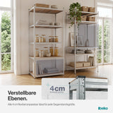 Belko® Schwerlastregal C116, 200x90x60 cm, 5 Böden, 175kg Tragkraft pro Boden, verzinkt - Lagerregal, Steckregal