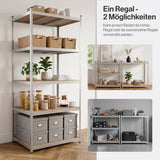 Belko® Schwerlastregal C116, 200x90x60 cm, 5 Böden, 175kg Tragkraft pro Boden, verzinkt - Lagerregal, Steckregal
