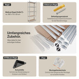 Belko® Schwerlastregal C120, 180x75x30 cm, 5 Böden, 70kg Tragkraft pro Boden, verzinkt - Lagerregal, Steckregal