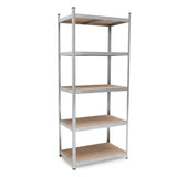 Belko® Schwerlastregal C121, 180x75x45 cm, 5 Böden, 175kg Tragkraft pro Boden, verzinkt - Lagerregal, Steckregal
