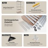 Belko® Schwerlastregal C121, 180x75x45 cm, 5 Böden, 175kg Tragkraft pro Boden, verzinkt - Lagerregal, Steckregal