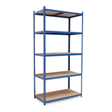 Belko® Schwerlastregal C223, 200x100x50 cm, 5 Böden, 180kg Tragkraft pro Boden, (Farbe wählbar) - Lagerregal, Steckregal