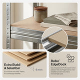 Belko® Schwerlastregal C223, 200x100x50 cm, 5 Böden, 180kg Tragkraft pro Boden, (Farbe wählbar) - Lagerregal, Steckregal