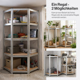 Belko® Schwerlast Eckregal CO210, 180x40x70x40x70 cm, , verzinkt - Lagerregal, Steckregal