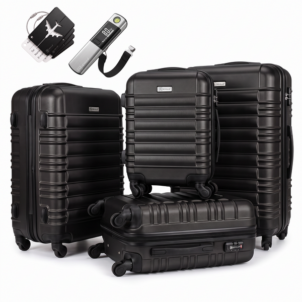 Devillo® Kofferset 4tlg. S-M-L-XL - Reisekofferset – Panorama24 Onlineshop