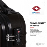 Devillo® Kofferset 4tlg. S-M-L-XL -  Reisekofferset