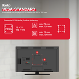 Belko® TV Wandhalterung, VESA max 100x100mm. Wandabstand: 50-280mm, für 14" - 34"