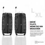 Devillo® Kofferset 4tlg. S-M-L-XL -  Reisekofferset