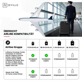 Devillo® Kofferset 4tlg. S-M-L-XL -  Reisekofferset