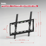 Belko® TV Wandhalterung, VESA max 400x400mm. Wandabstand: 25mm, für 32" - 65"