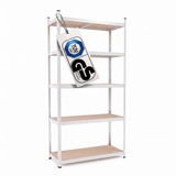 Belko® Schwerlastregal C114, 180x90x40 cm, 5 Böden, 175kg Tragkraft pro Boden, (Farbe wählbar) - Lagerregal, Steckregal