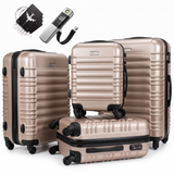 Devillo® Kofferset 4tlg. S-M-L-XL -  Reisekofferset