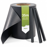 Fepro® PVC Sichtschutzstreifen für Doppelstabmattenzaun, inkl. Befestigungsclips (Farben & Längen wählbar)