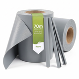 Fepro® PVC Sichtschutzstreifen für Doppelstabmattenzaun, inkl. Befestigungsclips (Farben & Längen wählbar)