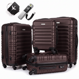 Devillo® Kofferset 4tlg. S-M-L-XL -  Reisekofferset