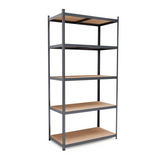Belko® Schwerlastregal C224, 200x100x60 cm, 5 Böden, 180kg Tragkraft pro Boden, (Farbe wählbar) - Lagerregal, Steckregal
