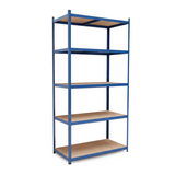 Belko® Schwerlastregal C224, 200x100x60 cm, 5 Böden, 180kg Tragkraft pro Boden, (Farbe wählbar) - Lagerregal, Steckregal