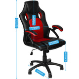 P24® Bürostuhl in Racing Optik (Farbe Wählbar)