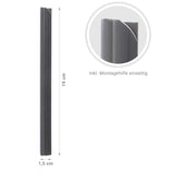 P24® Befestigungsclips für PVC-Sichtschutzstreifen, 25 Stück (Farbe wählbar)