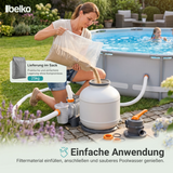 Belko® Filterkies Filtersand DIN 12904 - 0,4-0,8mm, 25 kg Sack
