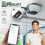 Belko® Garagentorantrieb ProLift 1200 N mit WiFi | für Schwing- & Sektionaltore bis 17 m² | LED & 2 Fernbedienungen
