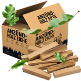 Flammingo® Anzündholz Eiche, 16cm im 30 kg Karton