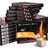 Flammingo® Anzündwürfel auf Kerosinbasis, weiß, 24 Packungen à 48 Stück