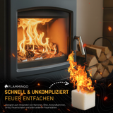 Flammingo® Anzündwürfel auf Kerosinbasis, weiß Einzelpakete (Menge wählbar)
