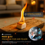 Flammingo® Anzündwürfel auf Kerosinbasis, weiß Einzelpakete (Menge wählbar)