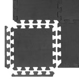 P24® Fitness Puzzlematte 36-tlg., schwarz