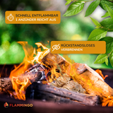 Flammingo® Holzwolle Anzünder (Menge wählbar)