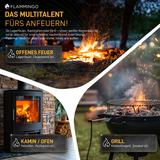 Flammingo® Anzündwürfel auf Kerosinbasis, weiß, 24 Packungen à 48 Stück