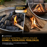 Flammingo® 10 kg Mini Holzpresslinge, aus Holzwolle und Wachs