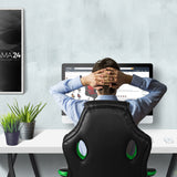P24® Bürostuhl in Racing Optik (Farbe Wählbar)