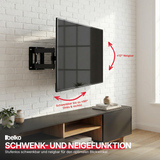 P24® Premium TV Wandhalterung, VESA max 600x400mm, Wandabstand: 75-400mm, für 32" - 70