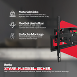 P24® Premium TV Wandhalterung, VESA max 600x400mm, Wandabstand: 75-400mm, für 32" - 70