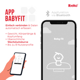 Belko® 3in1 Babywaage Plus digital 3in1 mit App - Personen- und Tierwaage 150 kg