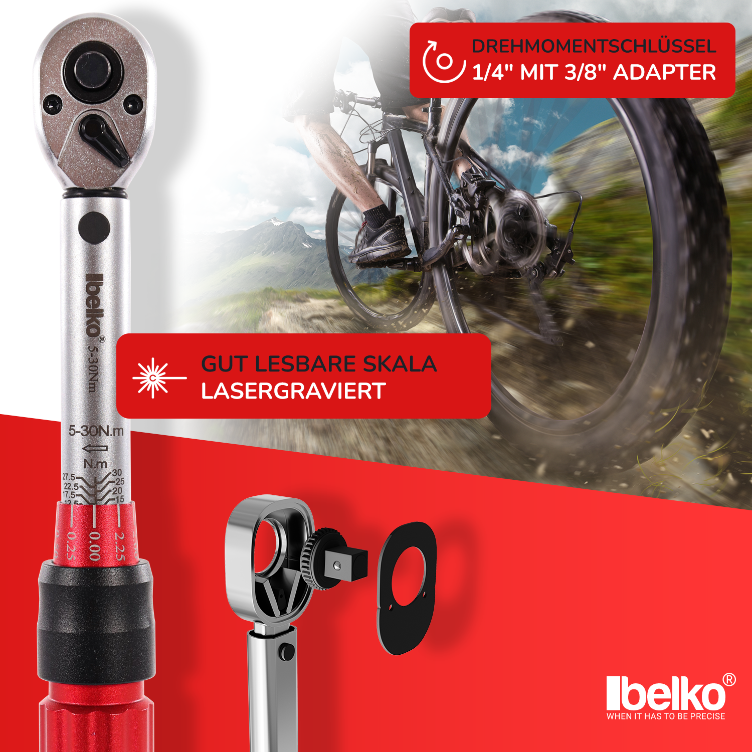 drehmomentschlüssel fahrrad amazon Belko® Drehmomentschlüssel Set 1/4", 5-30 Nm – Panorama24 Onlineshop
