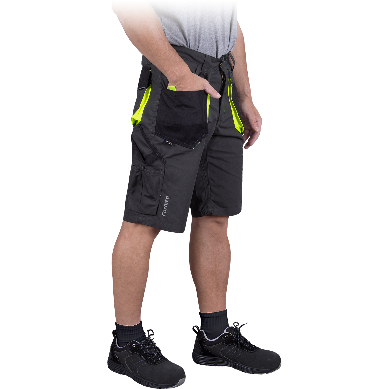 P24® Kurze Arbeitsbundhose mit 8 Taschen (Größen & Farbe wählbar)