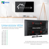P24® Premium TV Wandhalterung, VESA max 600x400mm, Wandabstand: 75-400mm, für 32" - 70